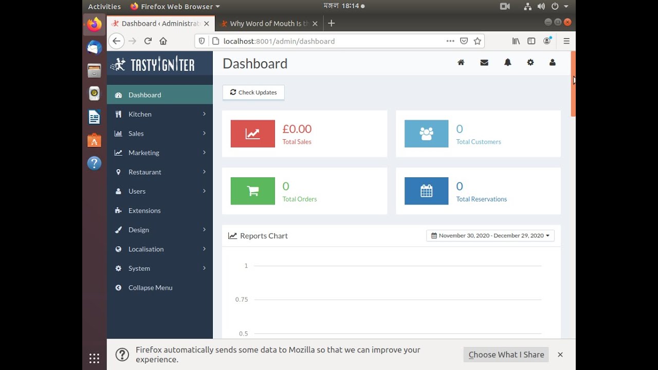 I will do Install TastyIgniter (Food orderng System) Using LAMP YouTube