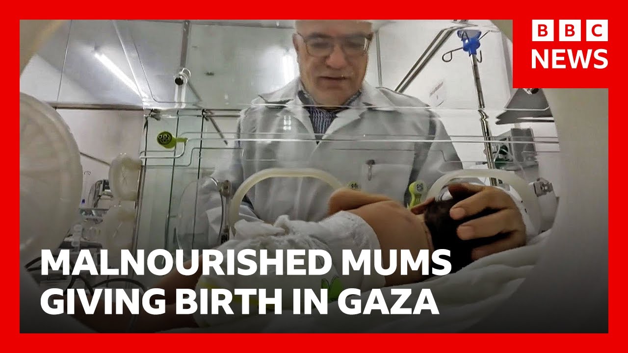 Inside Gaza hospital struggling to provide care to newborn babies | BBC News