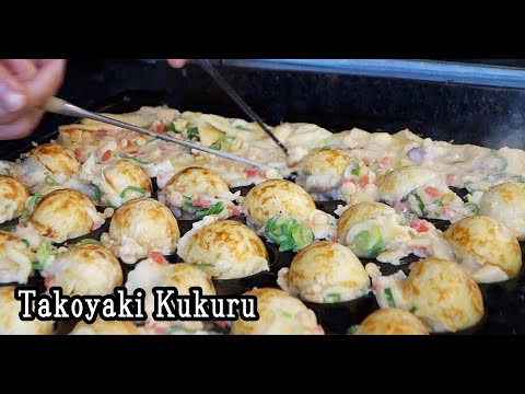 TAKOYAKI in Dotonbori Osaka | Professional takoyaki at Kukuru.The