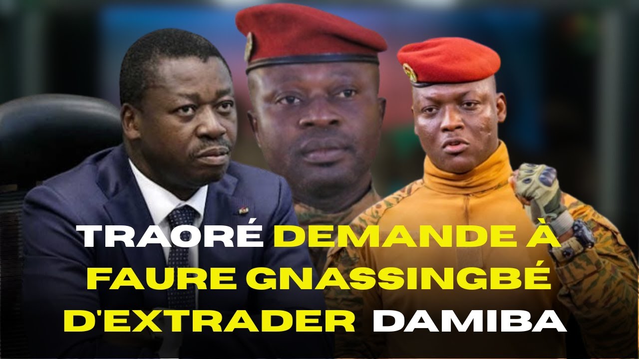 Faure Gnassingbé  vat - il Extrader  Damiba ? Traoré se montre prudent