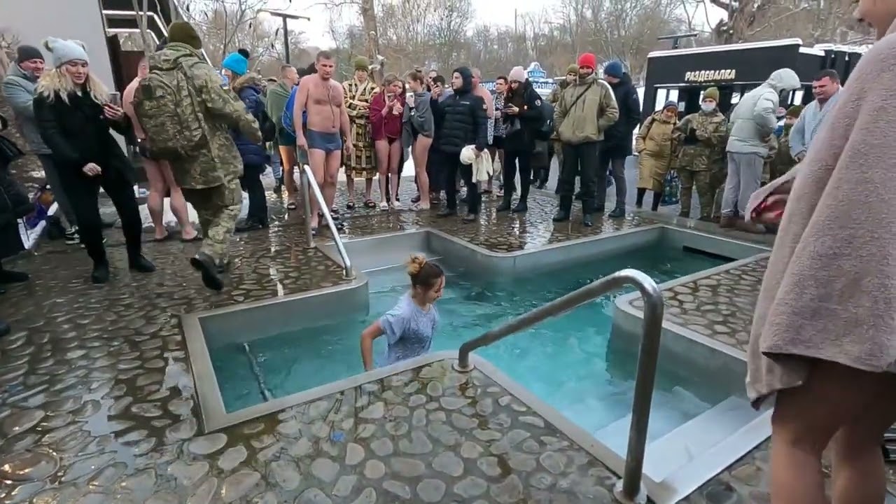 ICE HOLE BATHING EPIPHANY BAPTISM PART 8