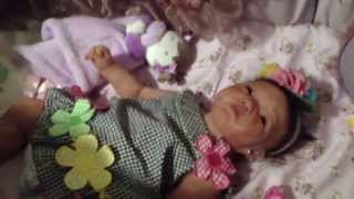Silicone Baby Kaylee getting a messy diaper changed. Part 1 of 3