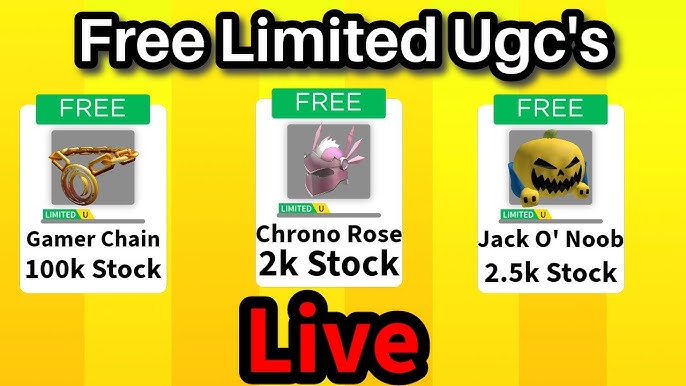 Toxin on X: Free UGC releasing at 9:30 PM EST Today Follow me for more Free  UGC releases Buy it here:  Notifier:   Auto buy limiteds with this roblox game