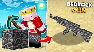 Minecraft But I Can Craft SUPER OP Bedrock Tools !!! || Minecraft But I Can make bedrock weapons !!!