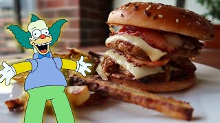 Famous Krusty Burger from the Simpsons series | movie recipes