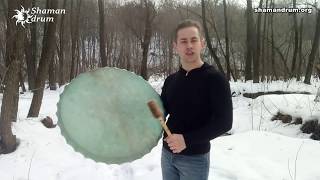 The sound of a shamanic drum. What does the sound affect?