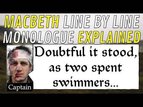 Line by Line: Macbeth, the Captain's "Doubtful it stood" (1.2)