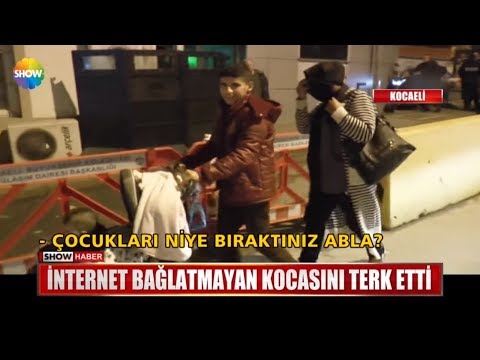 İnternet Bağlatmayan Kocasını Terk Etti