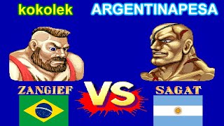 Street Fighter II': Champion Edition - kokolek vs ARGENTINAPESA FT5