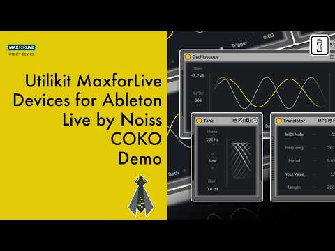 UtiliKit: Stop Guessing, Start Measuring | MaxforLive Signal Analysis for Ableton Live