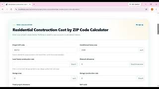 Construction Cost Calculator | BuildValu Tutorial