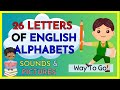 LEARN the ENGLISH ALPHABETS SOUND / Letter Sounds Mastery / Fitted for Beginners to Primary