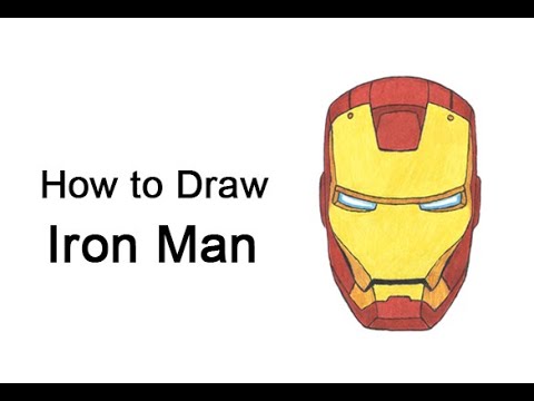 How to Draw Iron Man  Avengers  StepbyStep Tutorial  YouTube