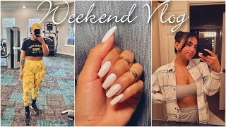 Weekend Vlog 2023! |nail appointment, tint my car &amp; more | Stephanie Giselle