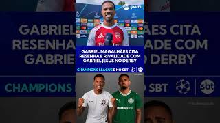 Em entrevista exclusiva ao SBT dias antes da grande final da Champions, Gabriel Magalhães abriu o jo