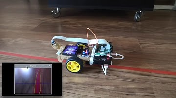 Self-driving mini-car -- line tracker with Raspberry Pi + Pi Camera + openCV