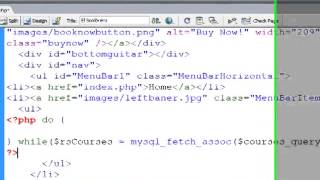 Creating a dynamic, database driven dropdown menu