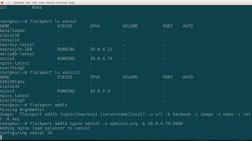 Flockport Deploy Load balancers - Nginx