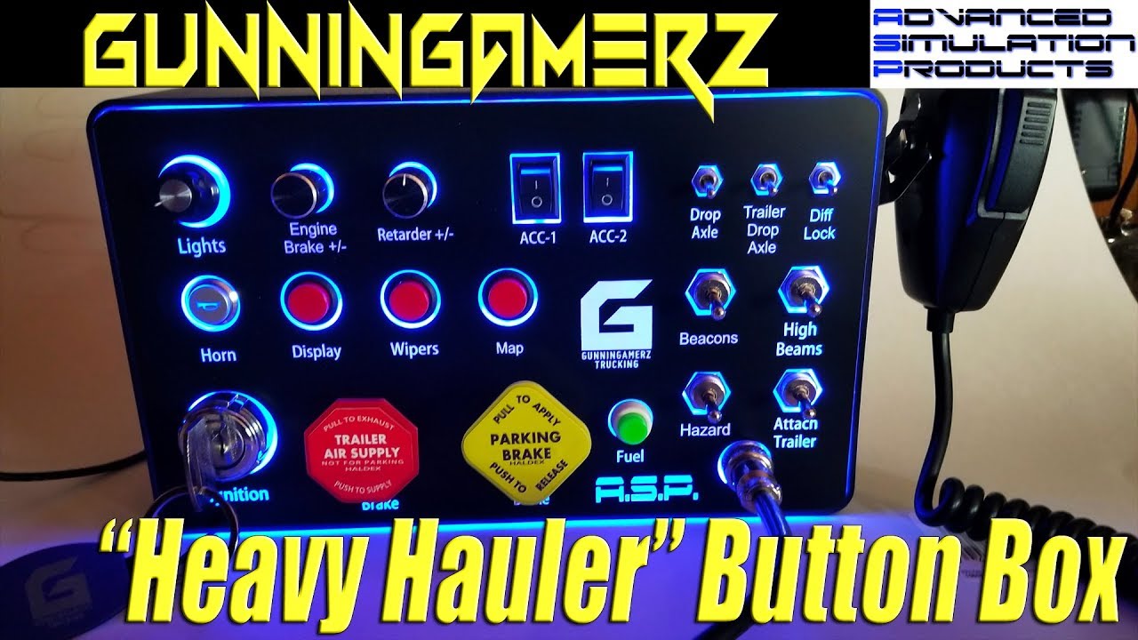 GunninGamerz Edition “Heavy Hauler” Button Box by A.S.P. 