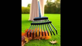 Adjustable Metal Leaf Rake Review | Best Tool for Lawn &amp; Garden Cleanup