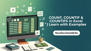 COUNT vs COUNTIF vs COUNTIFS | Easy Tutorial with Real Examples in Excel | #excel #shorts #viral