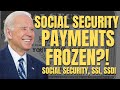 WOAH! Social Security Checks FROZEN in February?! Social Security, SSI, SSDI Payments