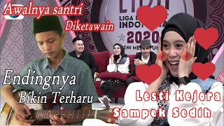 Lantunan Sholawat Santri  Membuat Lesti Kejora Sampai Jatuh Cinta & Sedih, Audisi Lida 2021-parody