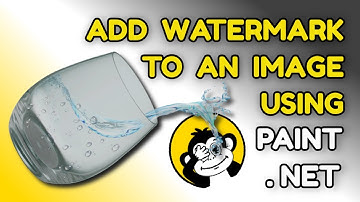 How to Add Watermark to an Image using Paint.NET App in Windows 10 - Photo Editing