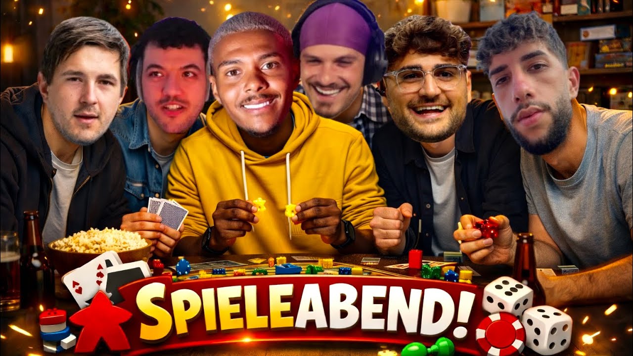 Lustiger Spieleabend 😂🎮 mit Eli, Willy, Jussef, Maus, Panne & Mehdi 🔥 | EliasN97 Uncut