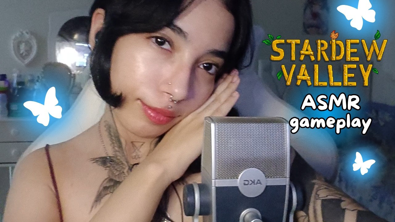 ASMR Stardew Valley #2 | voz suave, sons de teclado, gameplay