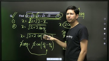 Infinite Nested Radical trick