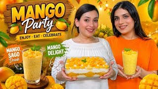 Mango Party🥳|Mango Sago Drink🥰|Mango Delight Dish😍|Fans Meetup😱|Maya Khan Vlogs