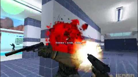 CS 1.6 DigitalZone: playing with bots on fy_ pool - day