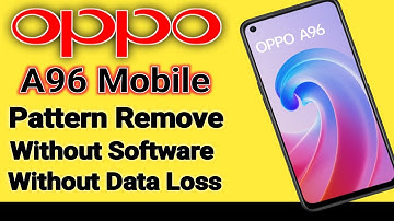 Oppo A96 forgot Pattern Reset | Pin Password removed if forgot without Data Loss @SantechInfo