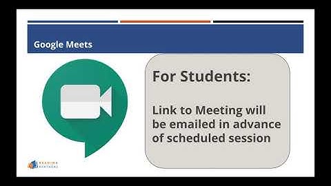 Reading Partners Connects, Family Tutorial 1: Students Using Google  Meets