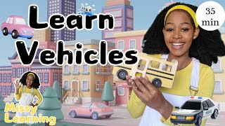 Learn to Talk - Speech Practice | Toddler Learning Video - Learn Vehicles + More |  Nursery Rhymes