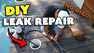 Fix Pipe Leaks WITHOUT Digging Up Your Deck!