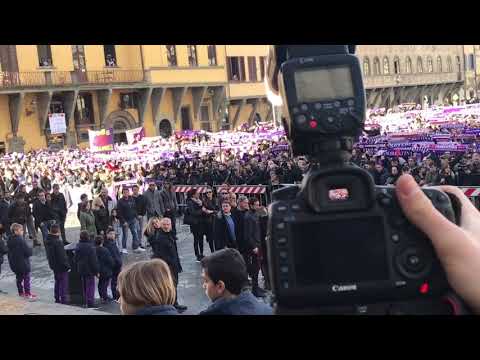 L’ultimo saluto di Firenze a Davide Astori