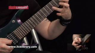 Down From The Sky - Trivium - Guitar Solo Performance - www.licklibrary.com
