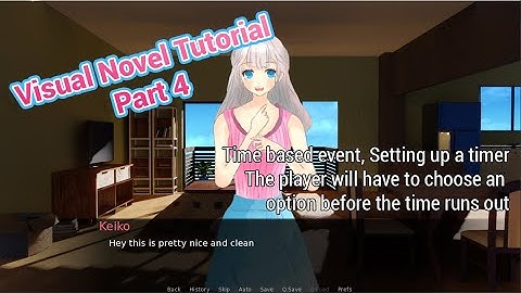 How to Make a Visual Novel (Beginner Tutorial) - Part 4