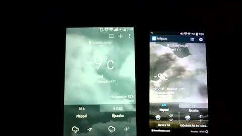 LG F6 vs. LG G3 Weather start