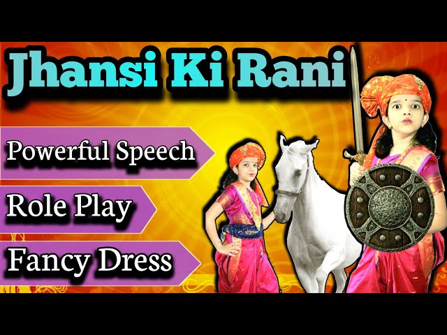 Jhansi Ki Rani dialogues first prize in fancy dress competition best  dialogues🥰😀💃💃💃 - YouTube