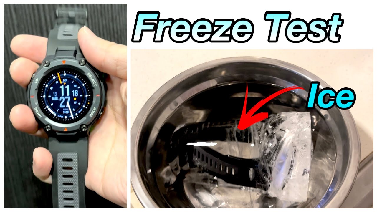 Amazfit T-Rex Pro Freeze Test - YouTube