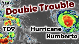 Hurricane Humberto and TD9 threaten Cuba, Bahamas, southeastern USA and Bermuda