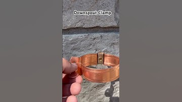 Downspout Clamp #shorts #gutter #diy #homeimprovement #construction #guttering #rain
