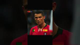 Ronaldo vs Spain🤯| #football #shortvideo #woldcup #cr7 #shorts #spain #portugal