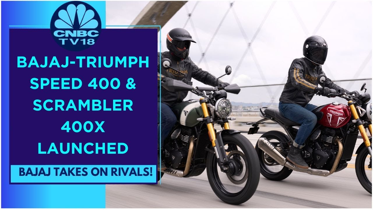 Bajaj Triumph Launches The Speed 400 And Scrambler 400 In India | CNBC TV18