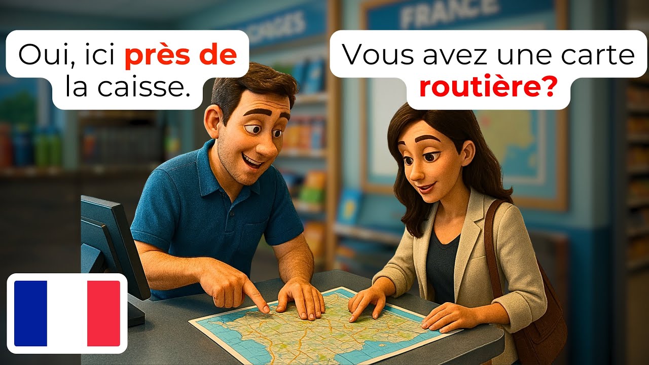 🇫🇷 Французский на Заправке: 15 Диалогов | A1-A2 | Французский для Начинающих