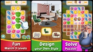 Zen Master: Match 3 & Decorate Mobile Game | Gameplay Android screenshot 5