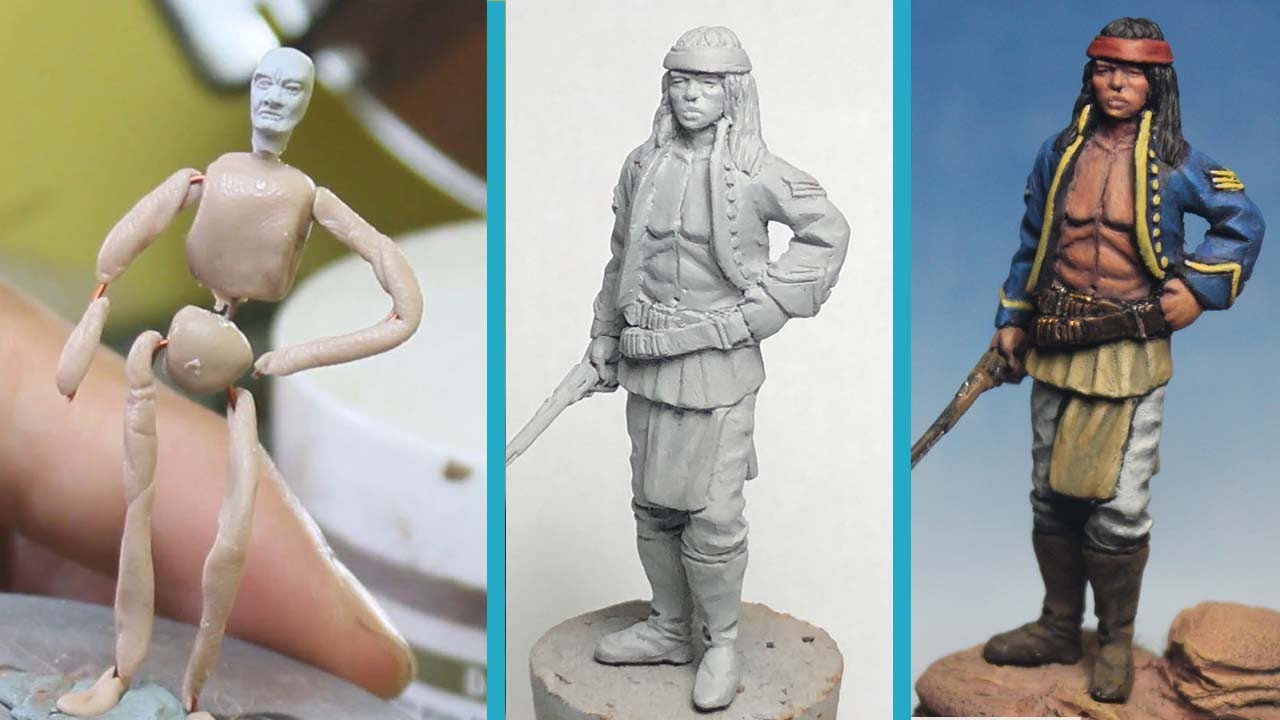 Making miniature figure - Apache tribe [ Timeslap video ] - YouTube